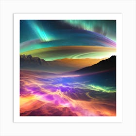 Aurora Borealis Art Print