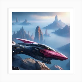 Spaceship 2 Art Print