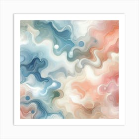 Abstract Watercolor Painting Art Print