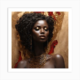 African Beauty Art Print