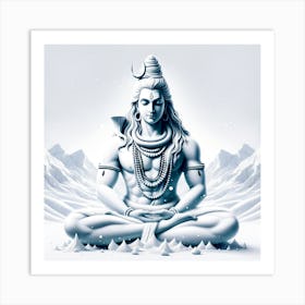 Lord Shiva 20 Art Print