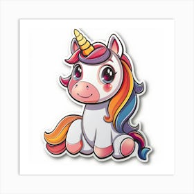 Unicorn Sticker 20 Art Print