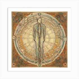 Nouveau Anatomy Series - 5 Art Print