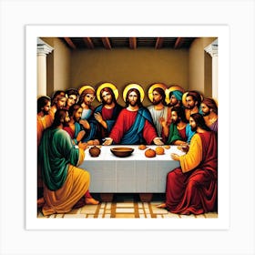 Last Supper 3 Art Print