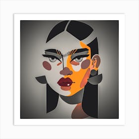 Portrait Of A Woman 11 Art Print