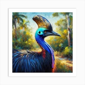 Cassowary bird Art Print