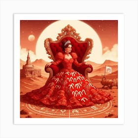 Red Queen Art Print