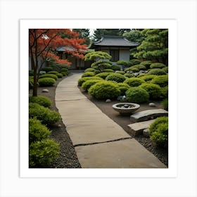 Japanese Garden 14 Art Print