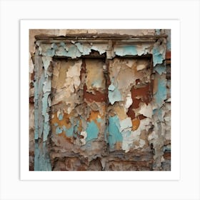 Peeling Paint 7 Art Print