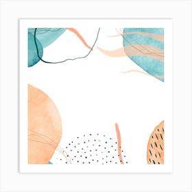 Abstract Watercolor Background Art Print