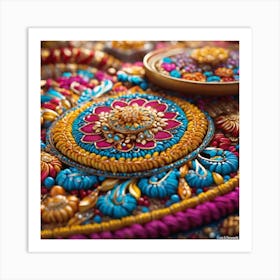 Beadwork Art Print