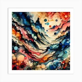 Creative Abstract Visual 54 Art Print