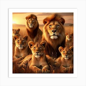 Lion King 1 Art Print