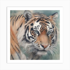 Tiger on the Hunt Art Print