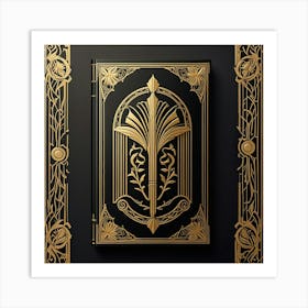 Gold Book Cover Art Print