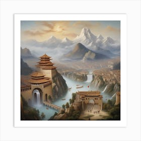 Chinese Landscape 1 Art Print