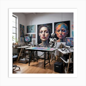 'Artist Studio' Art Print