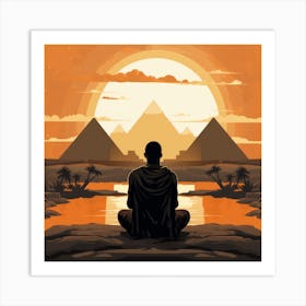 Buddhist Meditation Art Print