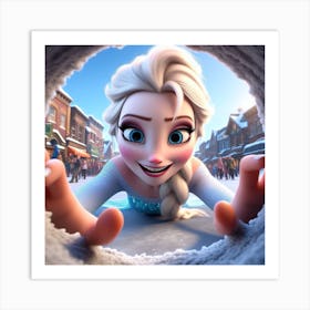 Frozen Elsa Art Print