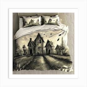 Haunted House Art Print