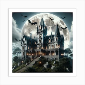 Haunted Castle 1 Art Print