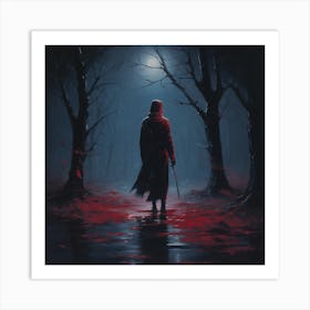 Man With A Sword Art Print