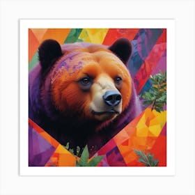 Bear In The Forest Art Print