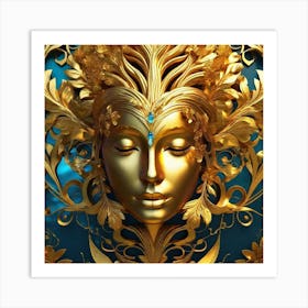 Golden Goddess 3 Art Print