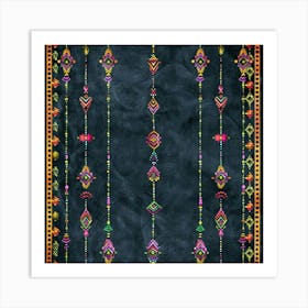 Navratri Themed Dandiya Art Print