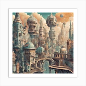 City In The Sky 11 Art Print