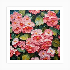 Pink Flowers Art Print