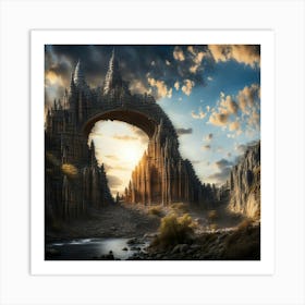 Castle In The Sky Art Print