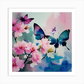 Butterfly Painting 24 Art Print