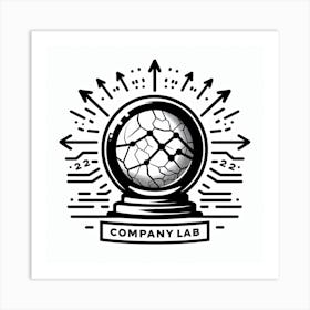 Company Lab Logo Art Print