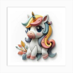 Unicorn 485 Art Print