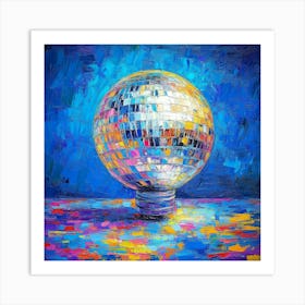 Disco Ball Art 49 Art Print