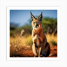 Kruger National Park Caracal Art Print