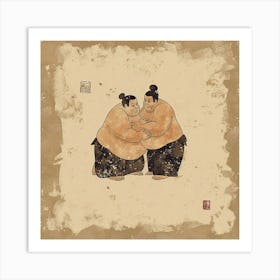 Sumo Wrestling 8 Art Print