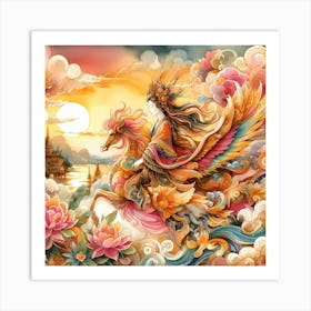 Chinese Chinese Lady Art Print