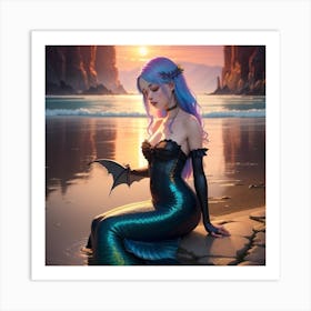 Mermaid 3 Art Print