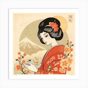 Geisha 31 Art Print