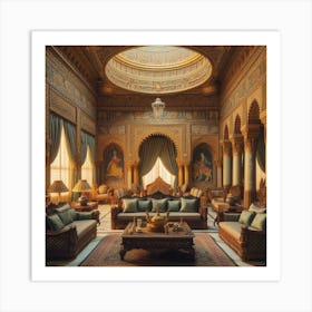 Palace Living Room 2 Art Print