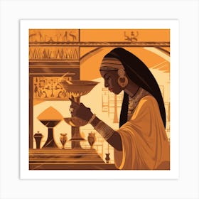 Egyptian Woman 17 Art Print