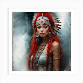 Native American Woman Art Print