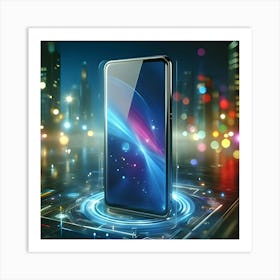 Futuristic Mobile Phone 2 Art Print