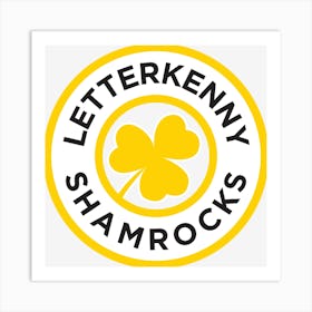 Letterkenny Shamrocks Art Print