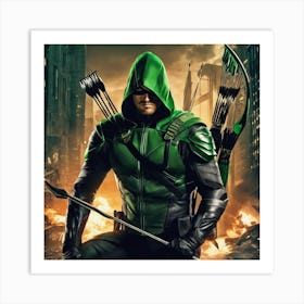 Green Arrow 1 Art Print