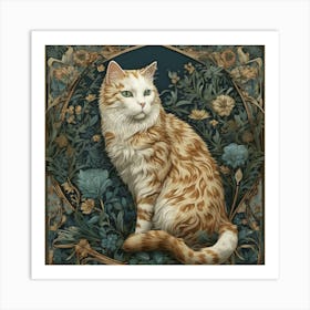 Cat In A Frame Art Print