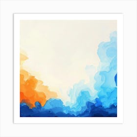 Abstract Watercolor Painting Art Print