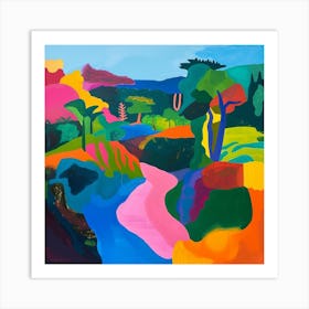 Abstract Travel Collection Solomon Islands 2 Art Print